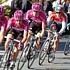 Kim Kirchen hinter den T-Mobile Fahrern während der 7. und letzten Etappe von Tirreno-Adriatico 2007